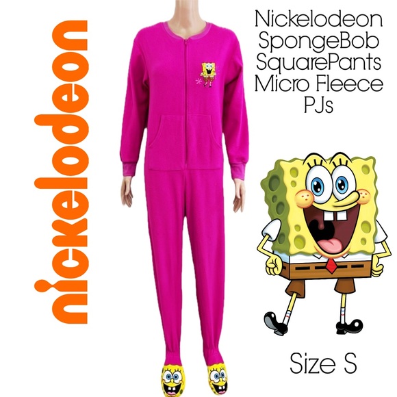 Nickelodeon SpongeBob SquarePants Micro Fleece PJs - Picture 16 of 16
